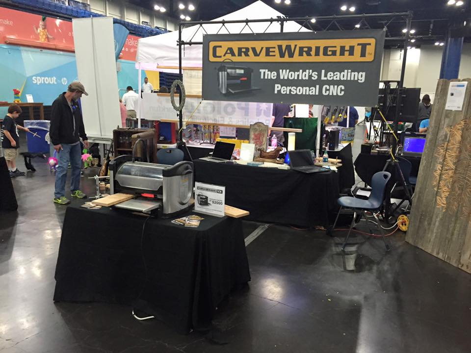 CarveWright Maker Faire Booth